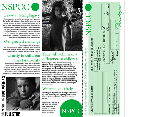NSPCC Will leaflet